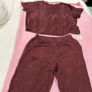 Harper Wilde silk sleep tshirt